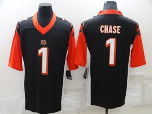 Camisetas de Fútbol Americano Cosidas para Hombre, Joven y Mujer, CincinnatiSS 1 JaMarr Chase 9 <span class=keywords><strong>Joe</strong></span> Burrow 2 Evan McPherson 5 Tee Higgins - Product Image 4