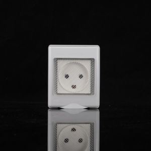 Prises murales extérieures étanches IP55 danoises et prises de courant de jardin 2 prises 16A 250V - Product Image 3