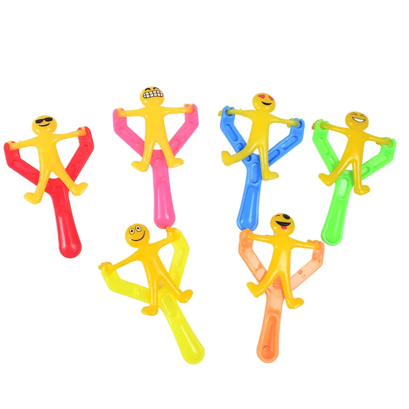 Wholesale Tpr Material Soft Alien Shape Slingshot For Kids slingshot Plastic Flying Slingshot Toys For Kids