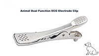 Clip d'électrode ECG universel réutilisable double fonction en cuivre nickelé, grandes tailles, consommable vétérinaire