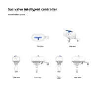 Manipulateur de vanne intelligent Tuya, électrique, eau/gaz, écran OLED, contrôle à distance WiFi, programmation, compatible application Android, hôtels, maison intelligente