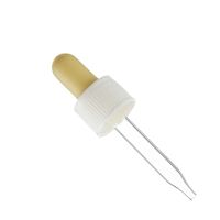 Compte-gouttes en plastique nervuré 18/410 18/400 20/410 avec bulbe en caoutchouc NBR et pipette en verre