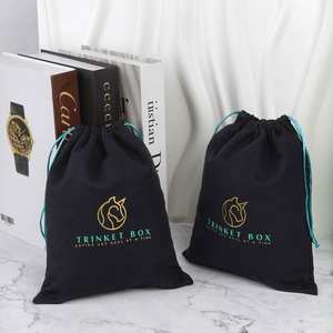 Sac à cordon en velours en gros, sac anti-poussière, huile essentielle, mascara, lotion, résistance aux chocs, recyclable, pochette à bijoux pour cadeau - Product Image 1