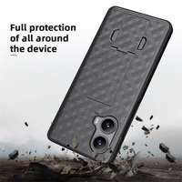 Étui de téléphone MOTOROLA Edge 2024 de luxe, résistant aux chocs, en PC rigide, avec motif tressé, dos décoré, couleur personnalisée