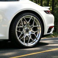 Jantes SRD personnalisées à profil profond polies 18 19 20 21 22 24 pouces 5X112 5X114.3 5X120 en alliage forgé pour BMW Audi Mercedes-Benz