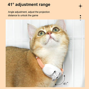 Interaktives Katzenspielzeug mit Lichtfunktion, Silikon-Plastik-Neckspielzeug, Haustier-Spielzubehör für Katzen - Product Image 4