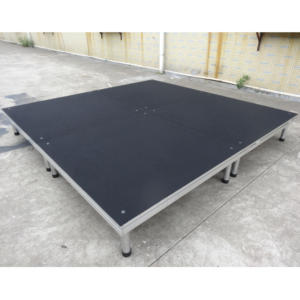 Aluminium Portable Outdoor Stage Podium Height Adjustable Modular Design Easy Assembly Non-Slip Surface for Ceremony Events - Product Image 6