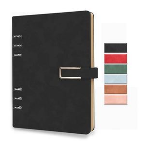 Carnets à anneaux A5 de qualité supérieure avec logo personnalisable, carnets professionnels B5 à pages détachables, carnets de notes de conférence en gros - Product Image 1