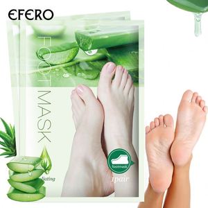EFERO Aloe soluzione originale esfoliante riparazione calze allattanti maschera per i piedi rimuovere la pelle morta tacchi Peeling crema per i piedi - Product Image 6