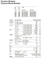 Module de thyristor MCC162-16IO1 Module de diode de thyristor MCD162-16IO1