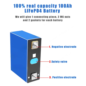 Cellules de batterie lithium-ion rechargeables prismatiques LiFePO4 3,2 V 50 Ah 100 Ah 105 Ah 280 Ah pour le stockage d'énergie domestique 1260100 906090 - Product Image 4