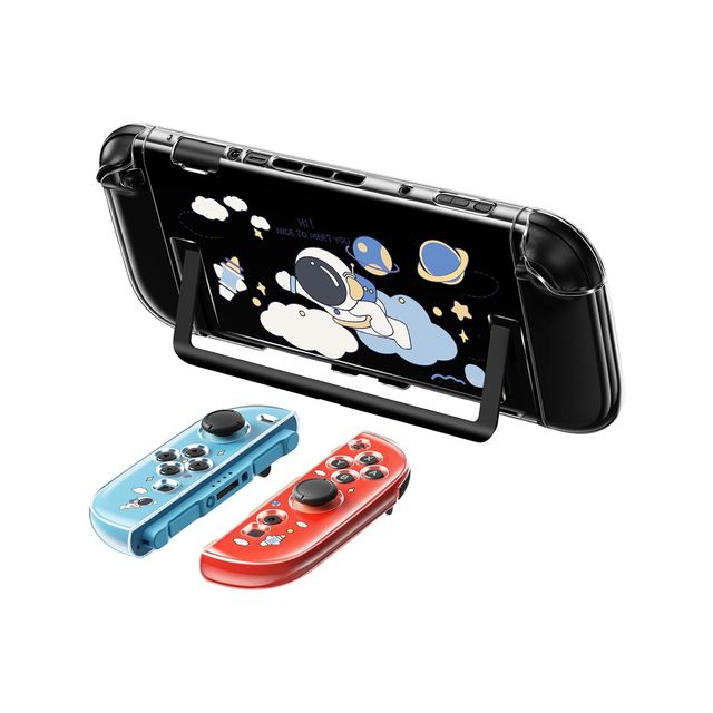 Jemdo Transparent Protective Case for Nintendo Switch 2nd Ultra-thin Shockproof Protective Case with  Joy-Con