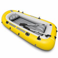 Bateau pneumatique professionnel en PVC léger, durable, élégant et portable pour sports nautiques, pour 4 à 6 personnes, vente en gros