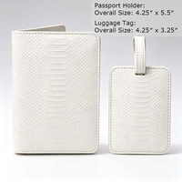 Étiquettes de bagages et de passeports personnalisées en cuir de lézard Yihe avec carte du monde – Étiquettes de bagages et passeports sur mesure