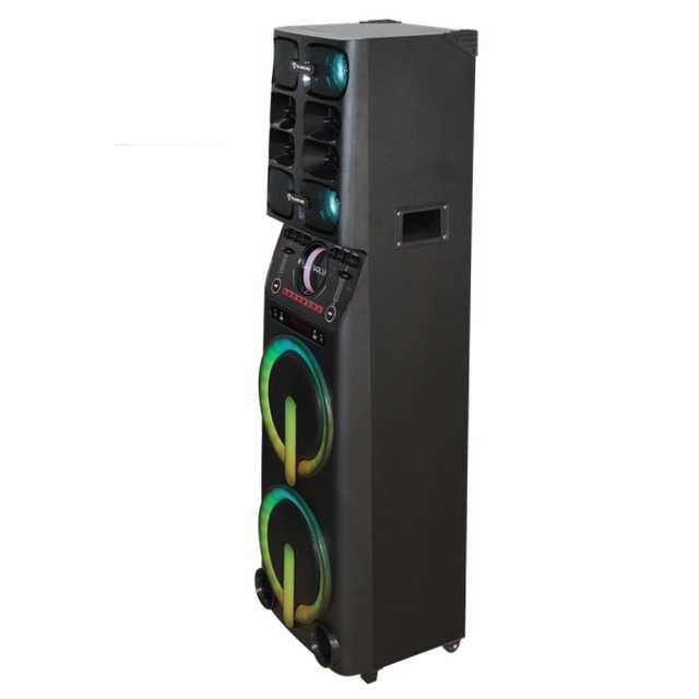 Wholesale Price Supply DJ Speaker OEM ODM SKD Custom Active Dual 10 Inch Subwoofer Stage Audio Sound PA DJ Bar System for Church
