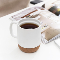 Cadeau promotionnel marketing OEM, bon prix, 380 ml, sans BPA, compatible micro-ondes, compatible lave-vaisselle, base en liège, sublimation moderne
