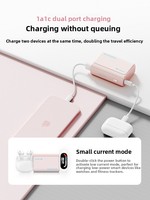 {Power Bank Bersertifikasi 3C} CUKTECH Cool State Power Block 30W Pocket 10000mAh PB100 21700 Baterai Pengisian Cepat PC Buatan Cina