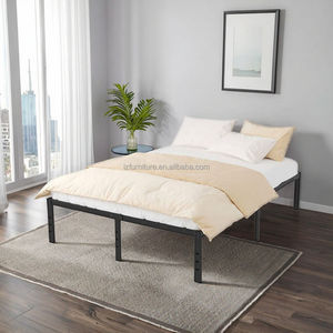 Modern <b>Double</b> King <b>Bed</b> Frame in Easy Assembly Home Furniture with <b>Storage</b> for Bedroom Apartment Hotel School Metal Material - Product Image 5