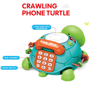 Jouet musical éducatif Tortue Rampante avec lumière et son pour bébés de 0 à 24 mois - Product Image 2
