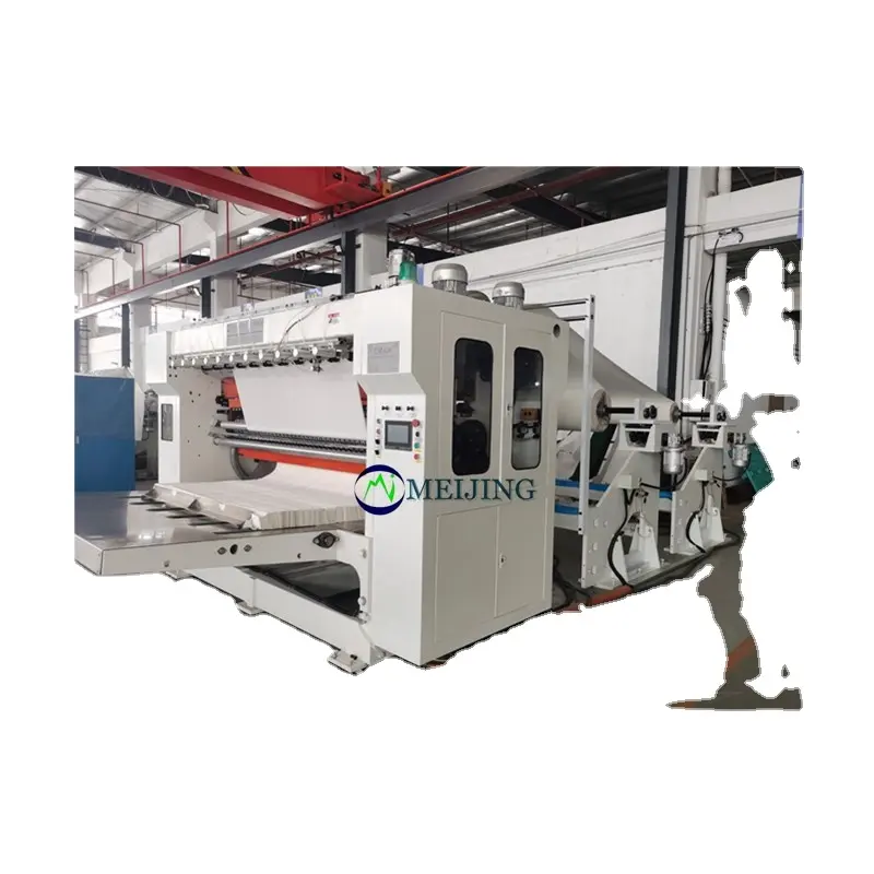 Saudi Arabia GOOD investment Facial tissue V fold hand towel Production line tissue paper laminated making machine