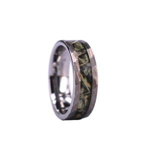 Phong Cách <span class=keywords><strong>Camo</strong></span> <span class=keywords><strong>Tungsten</strong></span> ban nhạc đám cưới với rèn cạnh độc đáo thời trang vòng - Product Image 1