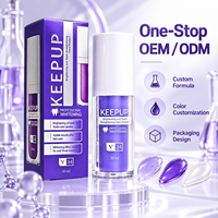 Dentifrice V34 violet personnalisé sous marque privée : Élimine les odeurs, rafraîchit l'haleine, nettoie la bouche avec dentifrice concentré