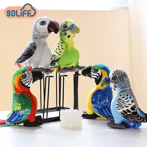 New Model Lifelike Parrot Doll Rio Big Adventure Parrot Bird Plush Toy
