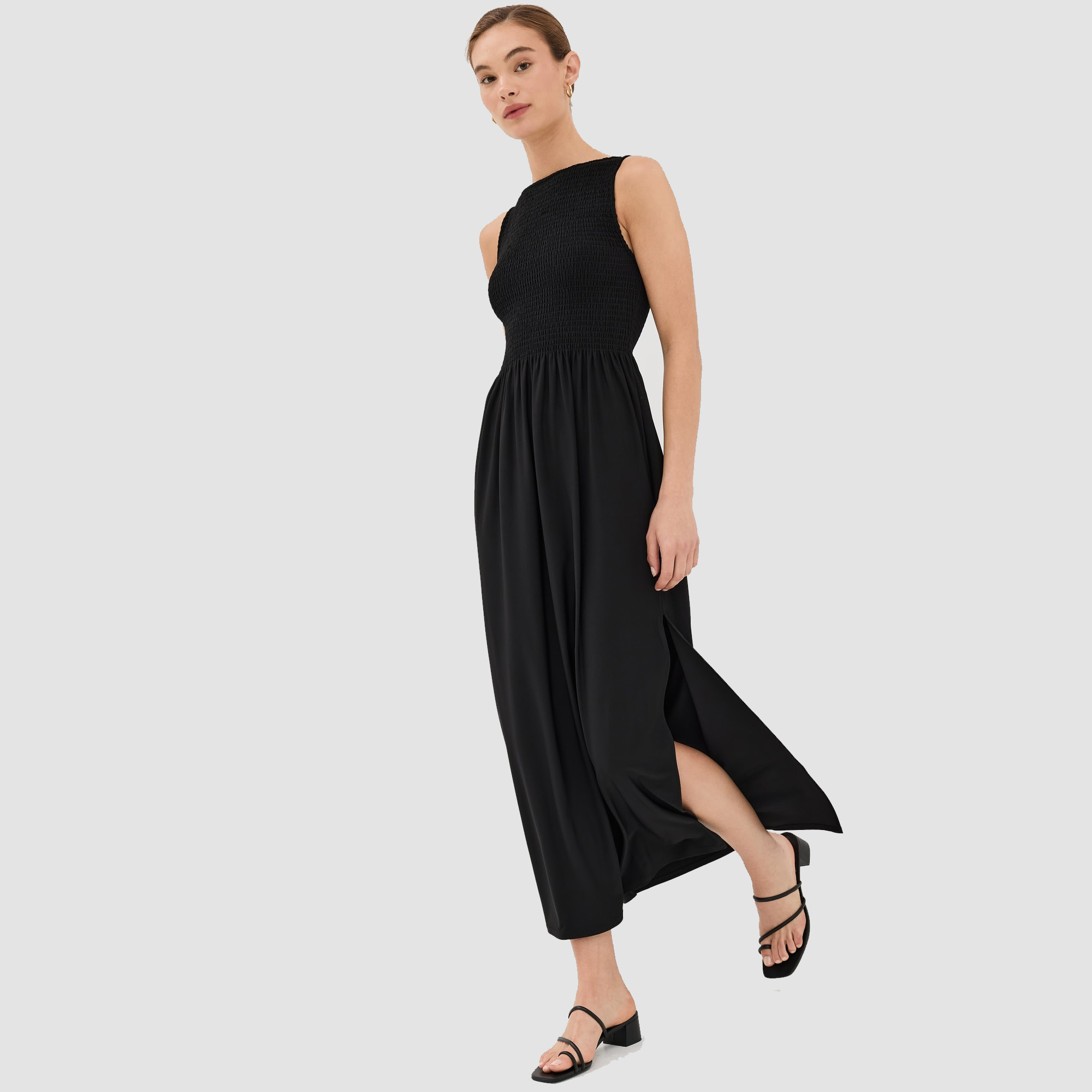 Draped Nap Black Long Split Dress Custom 2024 Sleeveless Pleated Stretch Smocked Elastic Bodice Pullover Bodycon Knitted Dress| Alibaba.com Draped Nap Black Long Split Dress Custom 2024 Sleeveless Pleated Stretch Smocked Elastic Bodice Pullover Bodycon Knitted Dress| Alibaba.com