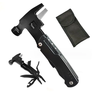 Kit de survie en plein air EDC personnalisé avec logo argenté 365g, ensemble d'outils multifonctions pour la réparation de vélos - Product Image 2