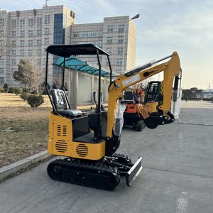 Chine 1.2 tonnes Mini pelle 1200kg capacité livraison gratuite moteur EPA nouvelle petite pelle avec composants de base moteur moteur - Product Image 1
