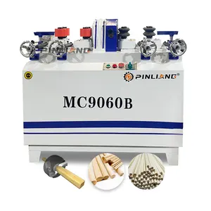PINLIANG MC9060B máquina de fabricación de tacos de madera barra redonda tambor máquina de redondeo de laminación