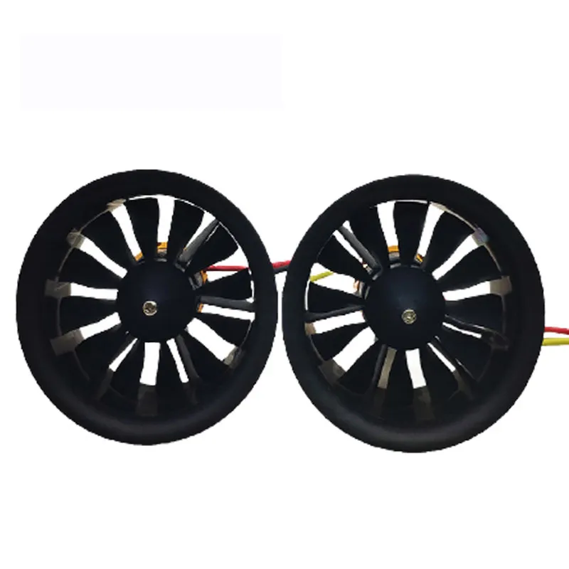 Hot QF2611 50 Mm 12 Blades 3300KV Fms พัดลม Brushless มอเตอร์ EDF สำหรับ RC เครื่องบินเจ็ท50มม.