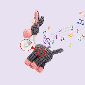 Qbellpet vendita calda all'ingrosso della fabbrica asino cane masticare giocattoli <span class=keywords><strong>Multipet</strong></span> peluche cane giocattolo molare morbido giocattoli per animali domestici - Product Image 5