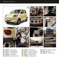 ESUN 2026 Mini Véhicule Électrique à Quatre Roues 5 Places 4 Portes Batterie EV 60V Commuter Domestique Autonomie 101-200km Moteur Brushless 7500W