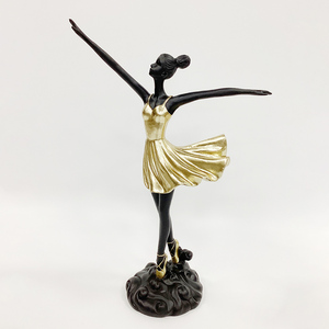 Scultura Moderna in Resina di Ballerina, Ornamento di Lusso per la Casa, Decorazione per Matrimoni e Feste, Regalo da Collezione - Product Image 2