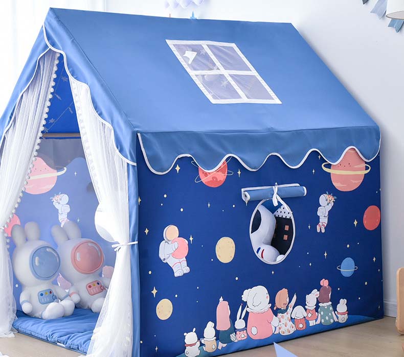 210D Oxford Indoor Play Tent With Lights Outdoor Kids Family Play House People