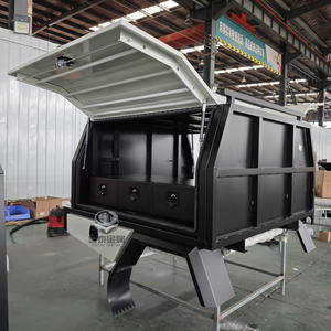 Camión cama Ute Canopy Camper Remolque de paleta de aluminio con 3 puertas y caja de herramientas <span class=keywords><strong>Venta</strong></span> - Product Image 6