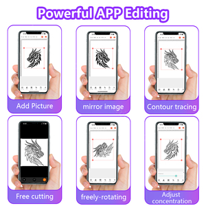 ポータブル<span class=keywords><strong>A4</strong></span>サーマルプリンター 小型タトゥーコピー機 iOS/Android対応 工場在庫品 - Product Image 5