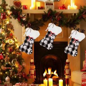 Paw Print <strong>Christmas</strong> <strong>Stockings</strong> Cartoon <strong>Christmas</strong> Socks Cat Paw Print Large <strong>Christmas</strong> <strong>Stockings</strong> <strong>Dog</strong> Bone Shape Fireplace <strong>Stockings</strong> - Product Image 6