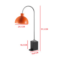 Lampe chauffante infrarouge pour buffet, chauffe-plats de luxe, pour hôtel, restauration commerciale, barbecue, pizza, à tête unique