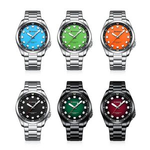 Relojes de Pulsera de Cuarzo Originales CURREN 8451 para Hombre, con Correa de Acero Inoxidable, Manecillas Luminosas, Relojes de Lujo - Product Image 6