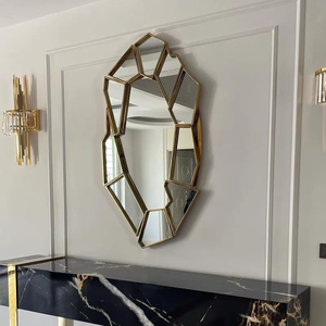 JINS personnalisé moderne Art déco Design armoires de salle de bain décor de luxe grand mur miroir salle de bain vanité pour les occasions d'<span class=keywords><strong>anniversaire</strong></span> - Product Image 2