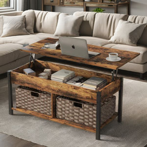 Juego de <span class=keywords><strong>mesa</strong></span> de Bar de café elevador minimalista moderno <span class=keywords><strong>Mesa</strong></span> de centro de madera <span class=keywords><strong>Mesa</strong></span> de salón Basse para sala de estar muebles para el hogar - Product Image 6