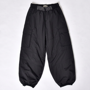 Top-Quality Black Reflective Lightning Bolt Men's Waterproof and Windproof Baggy Snow Trousers with Elastic Waist and OEM Logo - Product Image 1