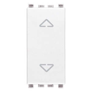 ปุ่มสวิตช์ติดผนังสีขาว 2P 10A ความสูง 5.3 ซม. ควบคุมแบบคู่ - Product Image 1