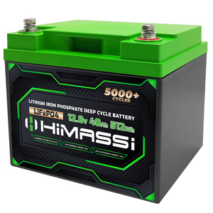 Batterie au lithium 12 V 50 Ah très vendue aux États-Unis, pack de batteries 12 V 40 Ah pour stockage solaire - Product Image 2
