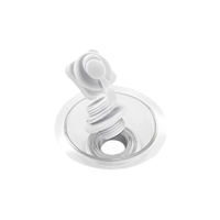 Vente en gros directe de buse d'air transparente en PVC pour robinet d'admission et d'échappement de bateau pour tente gonflable de bateau d'assaut