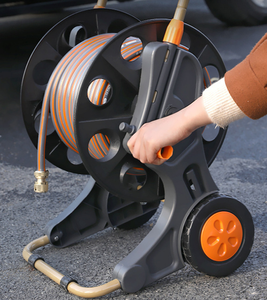 Chariot à enrouleur de <span class=keywords><strong>tuyau</strong></span> d'<span class=keywords><strong>arrosage</strong></span> de jardin portable avec roues - Product Image 6