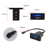 Chargeur de Bus Plat USB Type C 12-24V Personnalisé en Gros pour Usine, Chargeur de Voiture Modifié pour Bus, Chargeur de Téléphone Portable pour Bus