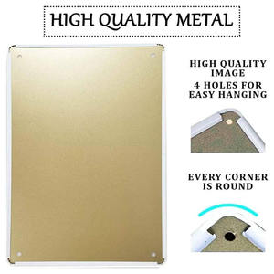 Segno di metallo in latta Pin up ragazza in <span class=keywords><strong>posa</strong></span> con aereo 8x12 pollici Vintage retrò decorazione da parete Garage Bar per la casa - Product Image 6